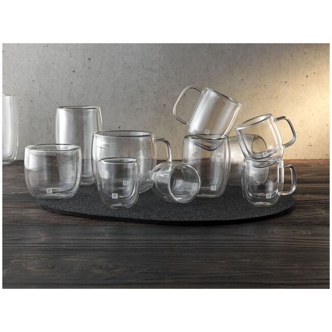 12-oz-/-8-pc Coffee Glass Mug Set