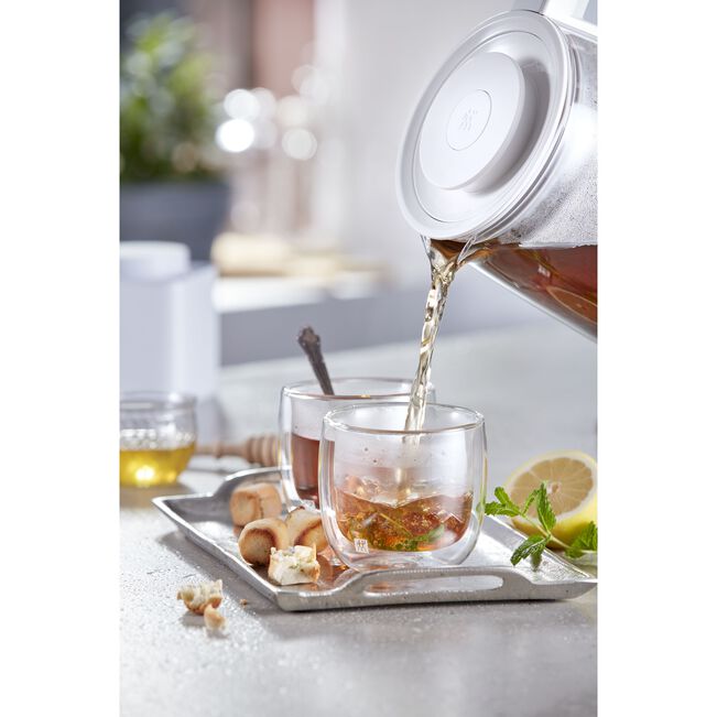 1.7 l, Glass Kettle - Silver