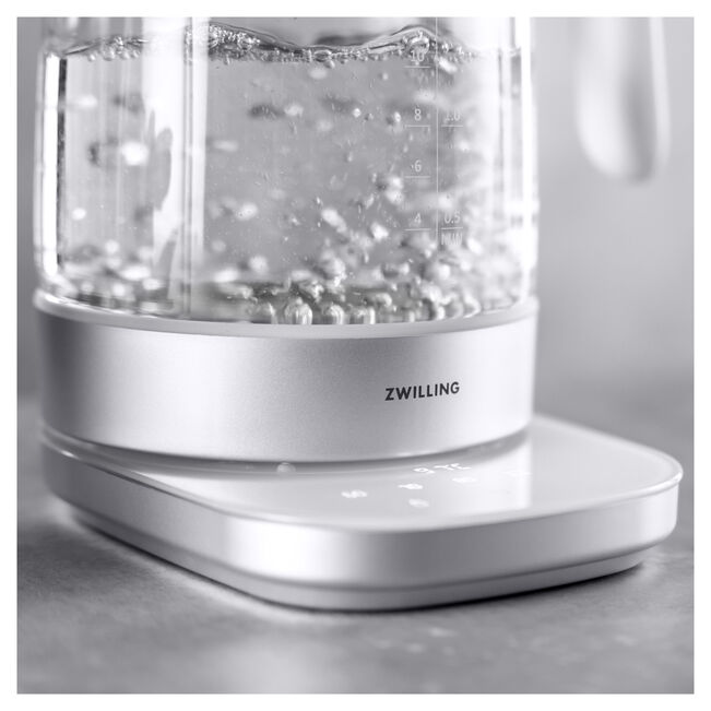 1.7 l, Glass Kettle - Silver