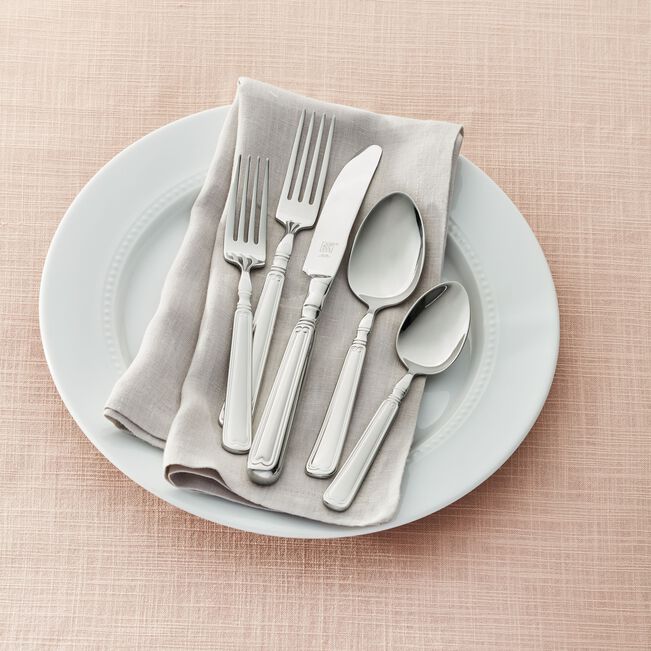 45-pc Flatware Set, 18/10 Stainless Steel